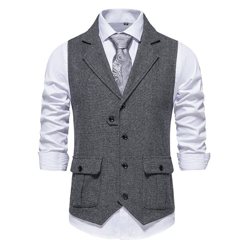 Henry | Men’s Smart Casual Office Outfit Vest