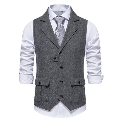 Henry | Men’s Smart Casual Office Outfit Vest
