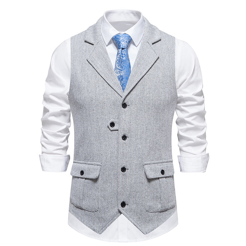 Henry | Men’s Smart Casual Office Outfit Vest