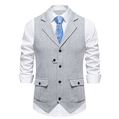 Henry | Men’s Smart Casual Office Outfit Vest