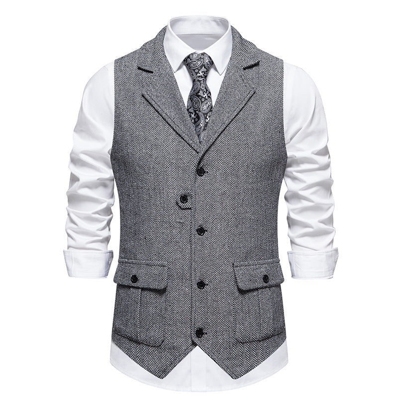 Henry | Men’s Smart Casual Office Outfit Vest