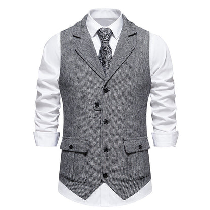 Henry | Men’s Smart Casual Office Outfit Vest