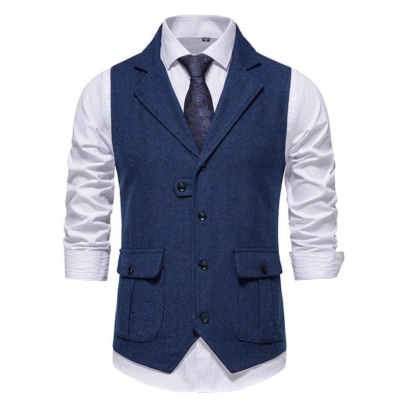 Henry | Men’s Smart Casual Office Outfit Vest