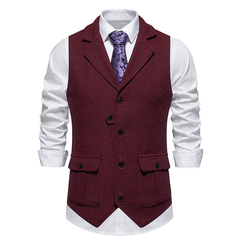 Henry | Men’s Smart Casual Office Outfit Vest