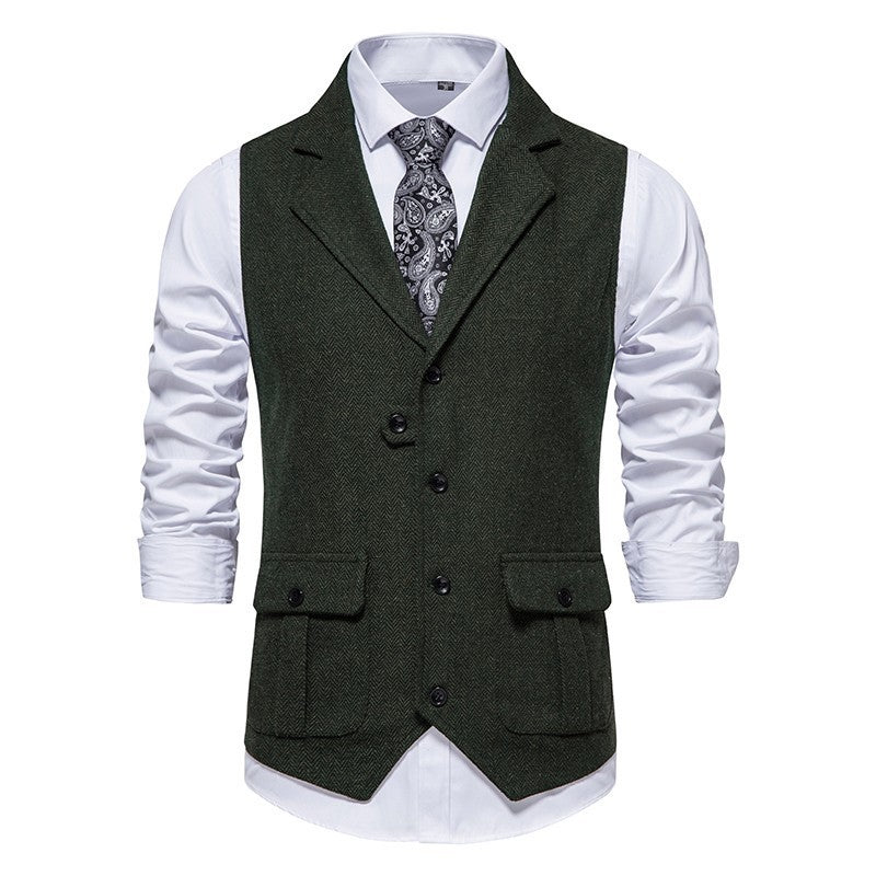 Henry | Men’s Smart Casual Office Outfit Vest