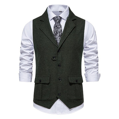 Henry | Men’s Smart Casual Office Outfit Vest
