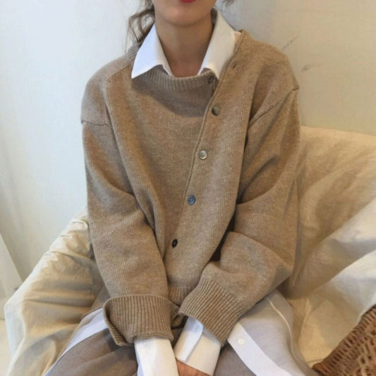Sydney | Women’s Winter Button Knit Sweater