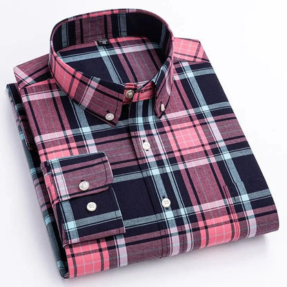 Peter | Men's Plaid Button-Down Shirt