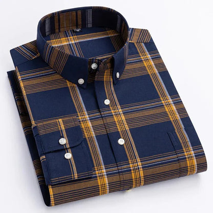 Peter | Men's Plaid Button-Down Shirt