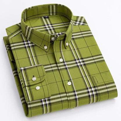 Peter | Men's Plaid Button-Down Shirt
