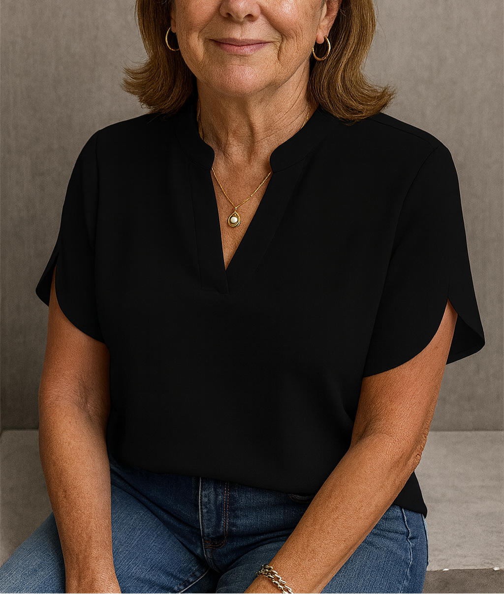 Bridget - Lightweight V-Neck Blouse