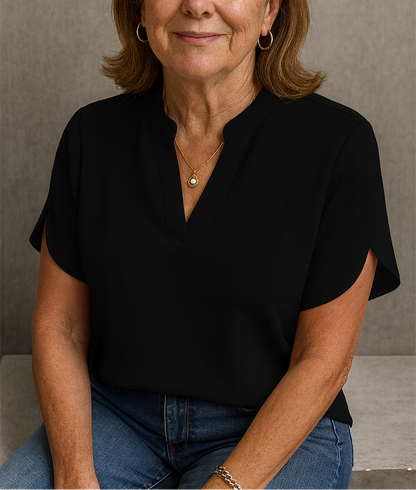 Bridget - Lightweight V-Neck Blouse
