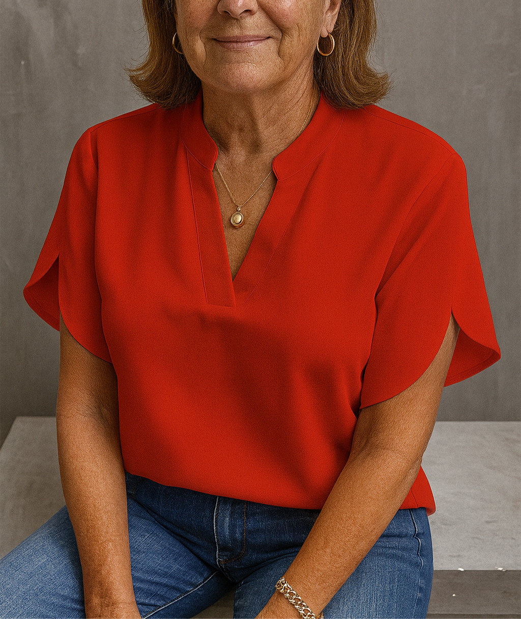 Bridget - Lightweight V-Neck Blouse