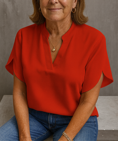 Bridget - Lightweight V-Neck Blouse