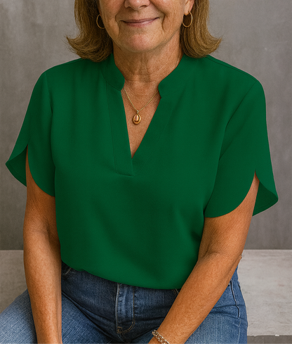 Bridget - Lightweight V-Neck Blouse