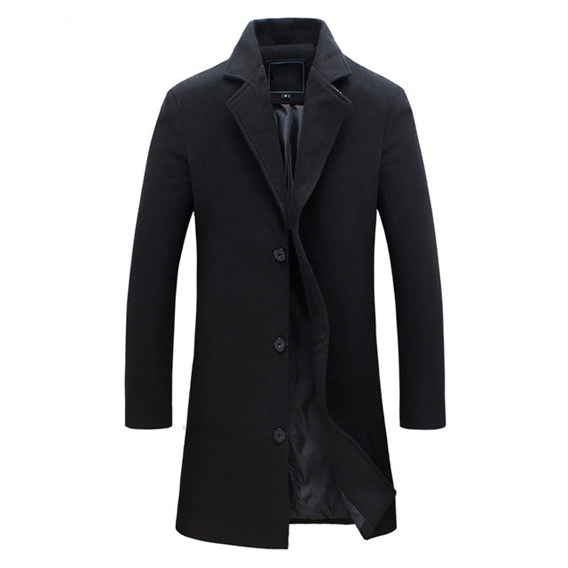 Walter | Formal Long Overcoat For Men’s Wardrobe