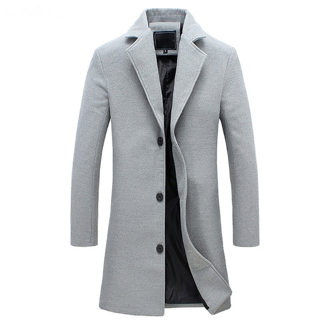 Walter | Formal Long Overcoat For Men’s Wardrobe