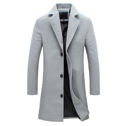 Walter | Formal Long Overcoat For Men’s Wardrobe