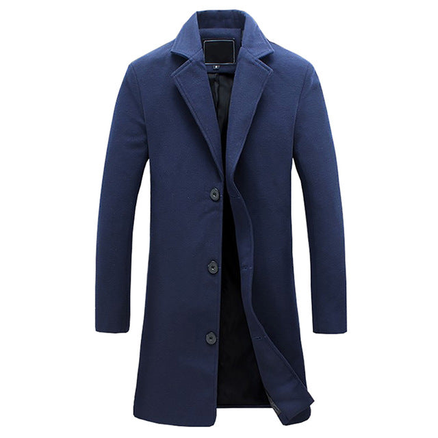 Walter | Formal Long Overcoat For Men’s Wardrobe