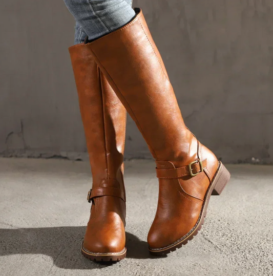 Gloria | Stylish Women's Knee-High Leather Boots